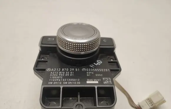 Mercedes-Benz E C207 W207 Multifunctional control switch/knob A2128702951