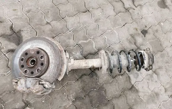 Volkswagen Touran I Front shock absorber with coil spring 1K0400054HK
