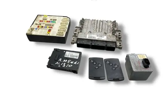 Renault Megane III Engine ECU kit and lock set S180067106A 237100307R 237100033R