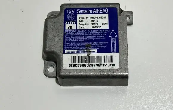Fiat Ducato Airbag control unit/module 01393756080