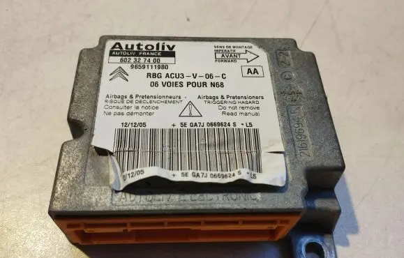Citroen Xsara Picasso Airbag control unit/module 602327400 216196945