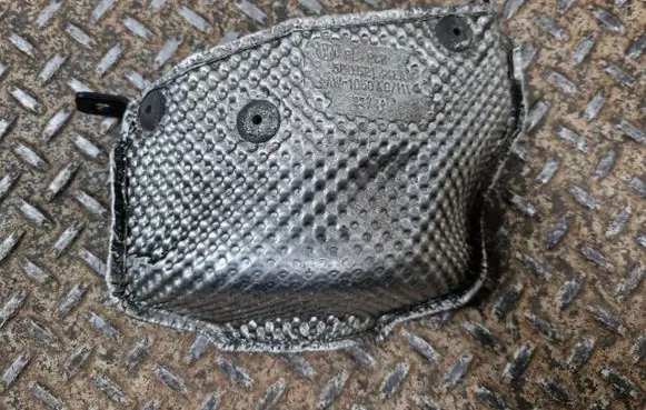 Heat shield in engine bay