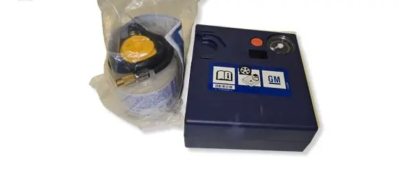 Opel Corsa E Tire air pump compressor 13582005