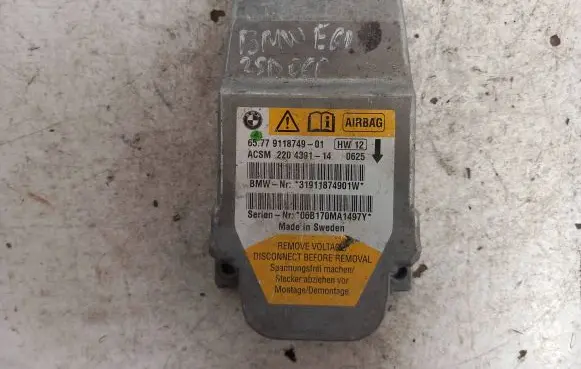 BMW 5 E60 E61 Airbag control unit/module 9118749 31911874901W 220439114
