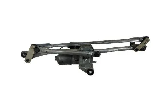 Front wiper linkage and motor