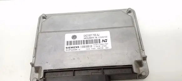 Volkswagen Touareg I Transfer box differential control unit 0AD927755AJ 5WP22084