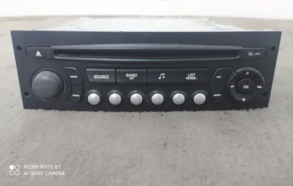 Peugeot 207 CC Radio/CD/DVD/GPS head unit 96662669XT04 PSARCD44170 A2C53257827