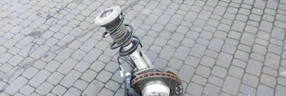 Front wheel hub spindle knuckle