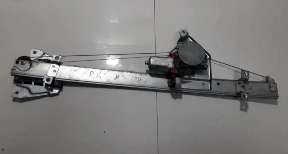 Sliding door window regulator with motor