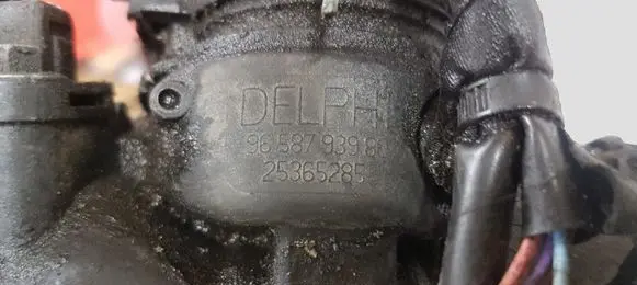 Peugeot 307 Throttle valve 9658793980