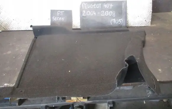 Peugeot 407 Rear floor carpet liner 