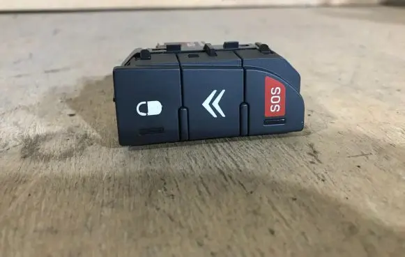 Citroen C5 Central locking switch button 96645838ZD 96645838ZD00