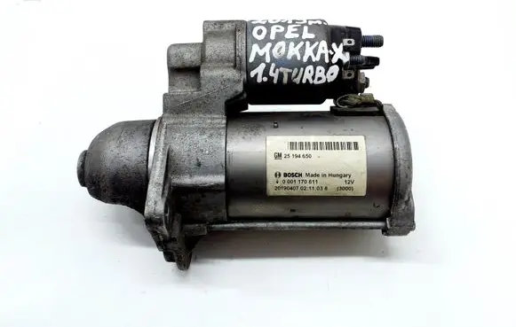 Opel Mokka Starter motor 25194650