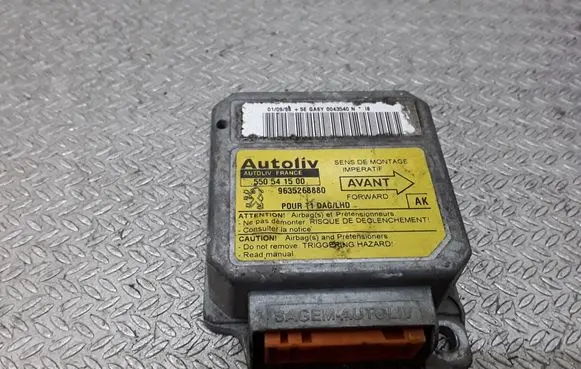 Peugeot 206 Airbag control unit/module 550541500 9635268880