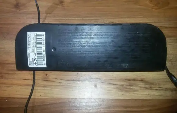 Front door airbag