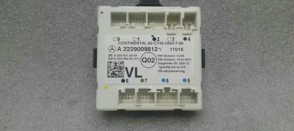Mercedes-Benz C W205 Door control unit/module A2229009812