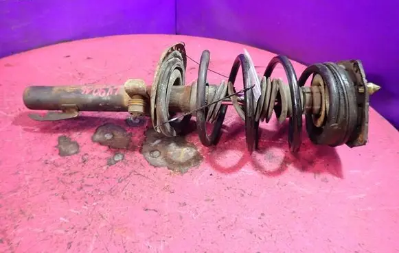 Renault Megane II Front shock absorber with coil spring