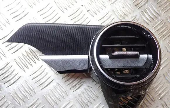 Skoda Fabia Mk4 (6VA) Dashboard side air vent grill/cover trim 6VB858417