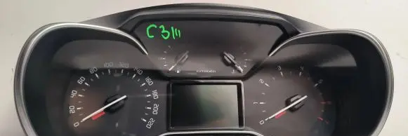 Citroen C3 Speedometer (instrument cluster) 9832140480 01032019 0766378