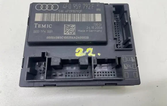 Audi A6 S6 C6 4F Door control unit/module 4F0959792F 4F0910792F 0033TFK0001