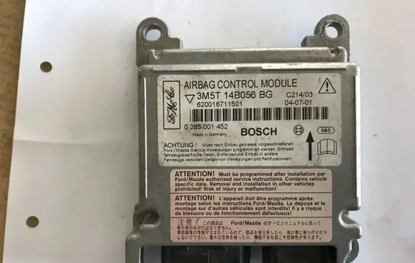 Ford Focus C-MAX Airbag control unit/module 3M5T14B056BG 0285001452
