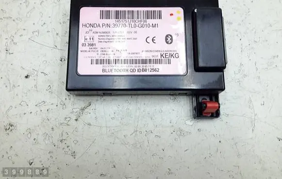 Honda Accord Bluetooth control unit module 39770TL0G010M1 1451751 1451751J10