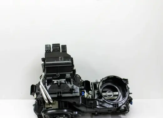 Interior heater climate box assembly
