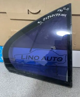 Rear vent window glass