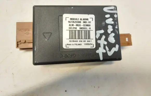 Opel Vivaro Alarm control unit/module 9858644480JLK01