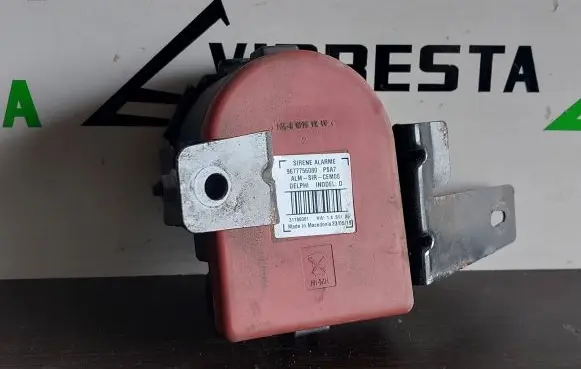 Peugeot 308 Alarm system siren 9677756080