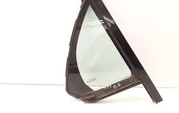 Rear vent window glass