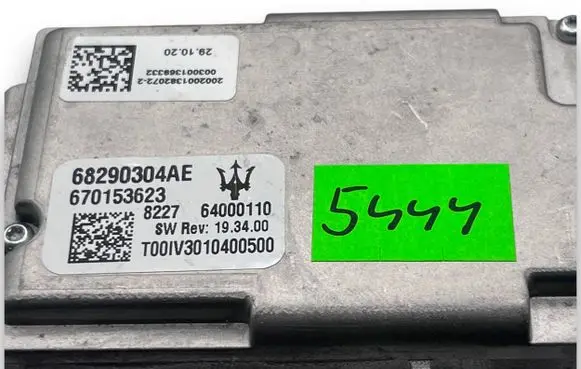 Maserati Levante Central body control module A5444 68290304AE