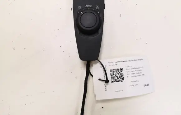 Citroen C4 Grand Picasso Interior fan control switch 9659796877 A53000600