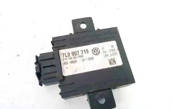 Porsche Cayenne (9PA) Alarm control unit/module 7l0907719 510190351