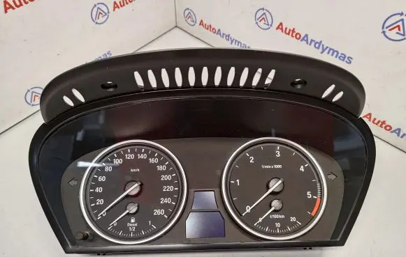 BMW 5 E60 E61 Speedometer (instrument cluster) 62109177261 62109194889