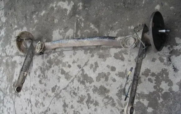 Rear axle beam