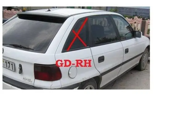 Opel Astra F Rear side window 161603 90360573
