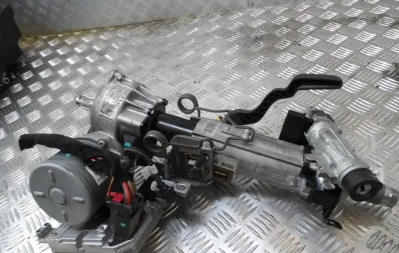 Steering wheel axle