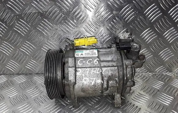 Citroen C6 Air conditioning (A/C) compressor (pump) 9656572380