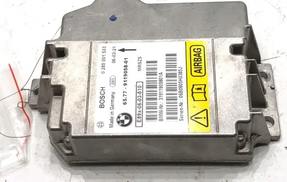 Airbag deployment crash/impact sensor