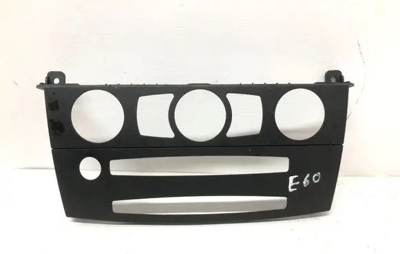 BMW 5 E60 E61 Climate control/heater control trim 7063151 7906379