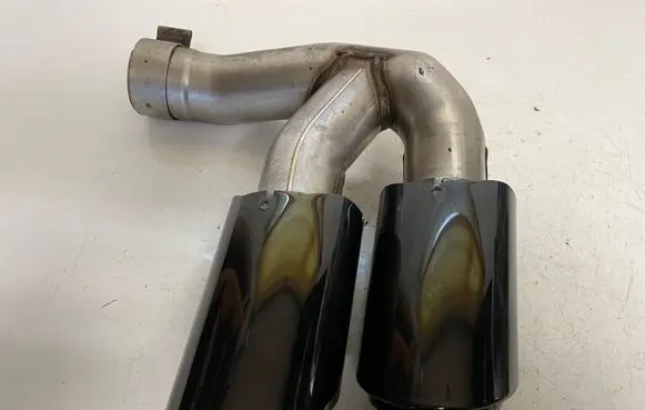 Porsche Cayenne (9Y0 9Y3) Muffler ending 9Y0253684AE 9Y0253684DK