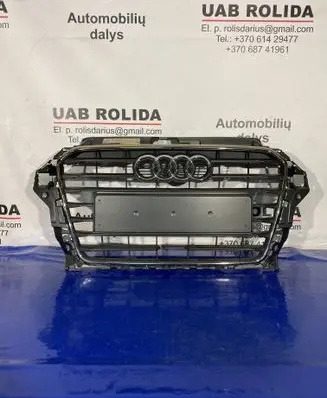 Audi A3 S3 8V Front bumper upper radiator grill 8V3853651A