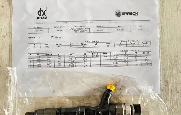 Toyota Land Cruiser (J120) Fuel injector 2367030280 2367039186