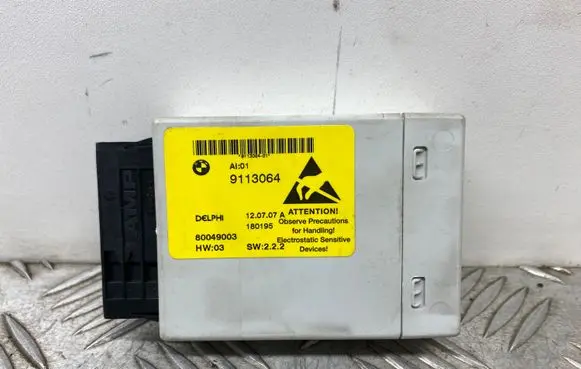 BMW 5 E60 E61 Center console control module 9113064 80049003