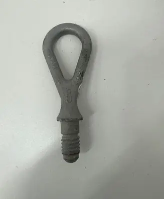 Towing hook eye