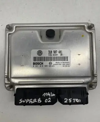 Skoda Superb B5 (3U) Engine control unit/module 3U0907401 1039S01059 0281010905
