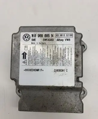 Volkswagen Golf Plus Airbag control unit/module 1K0909605N 5WK43413