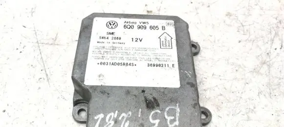 Volkswagen PASSAT B5.5 Airbag control unit/module 6Q0909605B 5WK42869