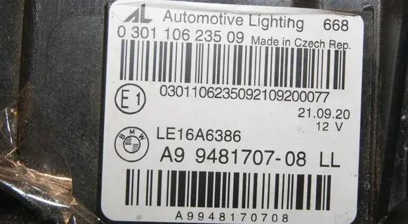 BMW 3 G20 G21 Headlights/headlamps set 030110623600 LE16A6386 9481708
